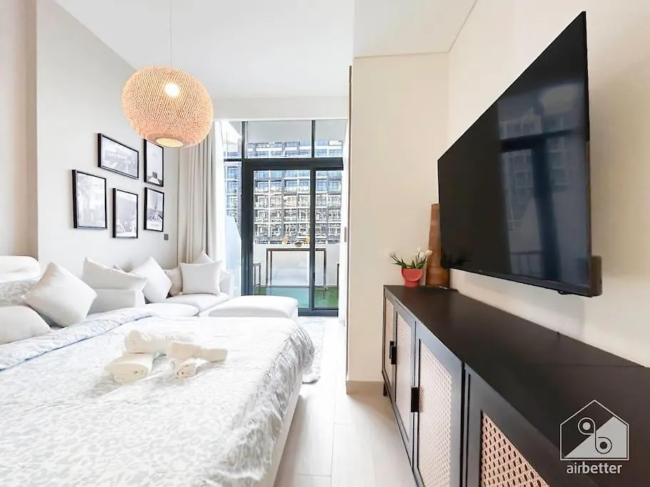 Meydan Bliss Luxurious Studio With Private Balcony Dubai 0*,